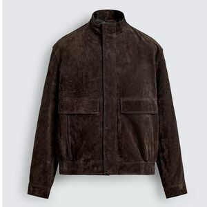 Zara Suede Leather Jacket